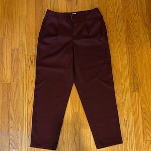 a new day Women's Tailored Trousers in Burgundy